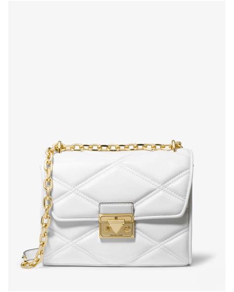 Serena Small Quilted Faux Leather Crossbody Bag 